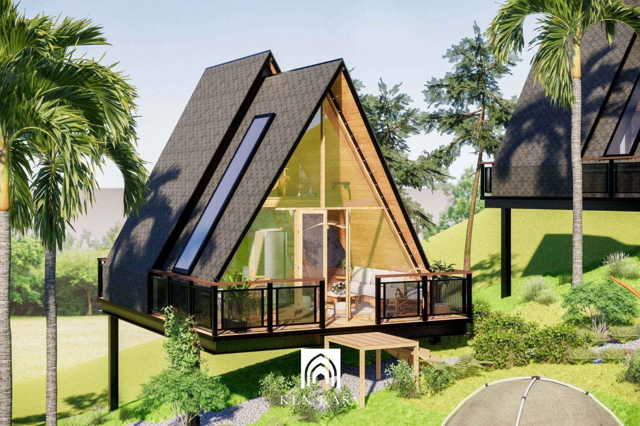 Mẫu thiết kế bungalow tam gi&aacute;c